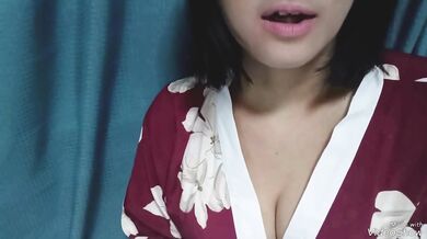 Onasapo ASMR] Onasapo Voice with Live Action by Doujin Voice Actor Kimono Older Sister's Sweet Ejaculation Countdown Ona Support Latter half