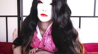 Kamado Nezuko 竈門(かまど)禰(ね)豆(ず)子(こ) best handjob ever - Bella Hentaigirl