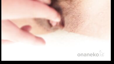 [Hentai OL] Masturbation with big clitoris. skin masturbation