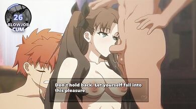 [Hentai JOI] Tied-Up Rin Tohsaka Gets Used (Soft bdsm, Edging, Submissive girl, Rough sex)