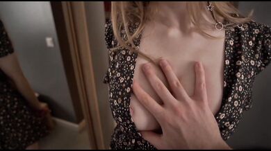 She didn't want to get out of bed, I had to CUM on her BIG TITS
