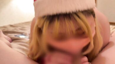 A Japanese nurse who presents toys at Santa Cos at Christmas