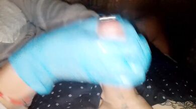 MY STEP-SISTER CHEATS ON MY HUSBAND BY SECONDLY GIVING ME A HANDJOB AND I CUM ON HER HANDS
