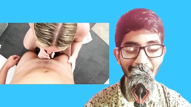 Fucking my Roommate in bathroom. Reaction Video.