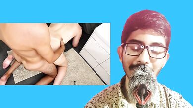 Fucking my Roommate in bathroom. Reaction Video.