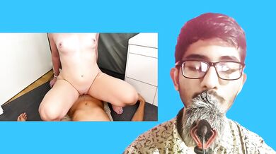 Fucking my Roommate in bathroom. Reaction Video.
