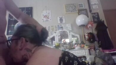 Using my Obedient wife's throat