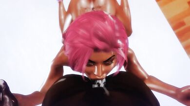 Animated BBC fucks MILF supermodel Sofia (MUSIC)