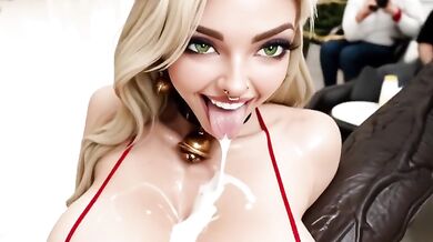 AI DUNGEON SLUTS VIDEO COMPILATION 83 - LISA SPREADS HOLIDAY CHEER PART 1