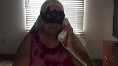 70-year-old Amateur Hairy BBW Granny Krystal Orders a Creampie From Room Service