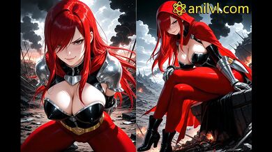 Erza Scarlet in a Hot Night of Passionate Pleasures