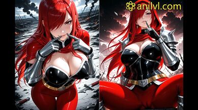 Erza Scarlet in a Hot Night of Passionate Pleasures