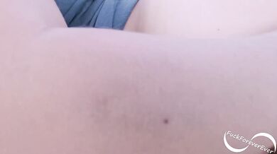 Risky fucking on a public beach - FuckForeverEver