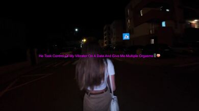 He Took Control Of My Vibrator On A Date And Give Me Multiple Orgasms