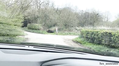 Dogging with a British countryside prostitute. I paid her extra £50 to fuck a stranger