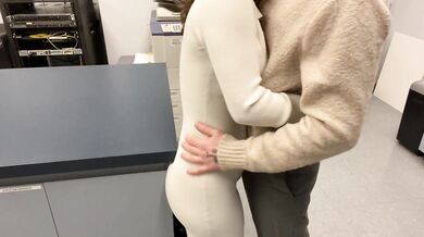 Secretary fucks boss at office Christmas party
