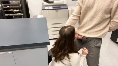 Secretary fucks boss at office Christmas party
