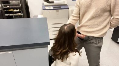 Secretary fucks boss at office Christmas party