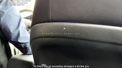 STRANGER CHALLENGE - I get fucked by an UBER driver and swallow everything from his condom
