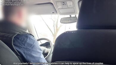 STRANGER CHALLENGE - I get fucked by an UBER driver and swallow everything from his condom
