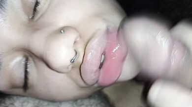 Cum face,pov handjob face,creampie in big lips,cum in mouth????????????