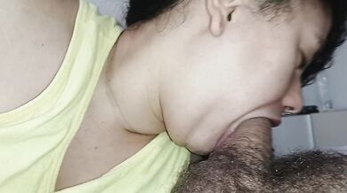 She's a skillful blowjob artist,she does what no other woman is capable of doing‍