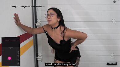HACKER GOT CONTROL OF MY LUSH AND MADE ME SQUIRT IN PUBLIC (ENGLISH SUBTITLES)