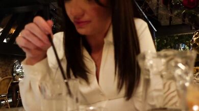 I Made My Horny Wife Squirt In A Restaurant