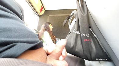 A stranger jerked off and sucked my dick in a public bus full of people