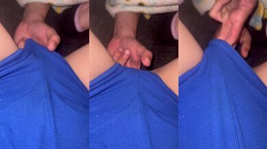 Getting Fingered Under the Blankets During Movie Night