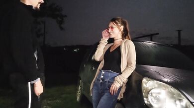 thirty year old virgin goes to the swinger parking lot and fucks the beautiful girl (occhiale matto