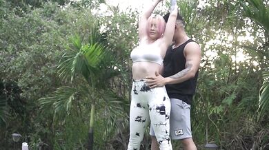 PERVERT GYM INSTRUCTOR WARMS ME UP AND FUCKS ME IN THE MIDDLE OF CLASS