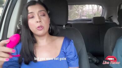 My boyfriend takes me to a sex shop and buys me a vibrator so that I masturbate in public