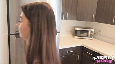 "Did you just CUM inside me?!" Sexy Teenage StepDaughter Gets PUNISHED for Wearing Slutty Outfits