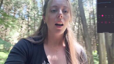 A Walk In The Woods Never Felt SO Good! | Public Orgasm | Almost Caught!
