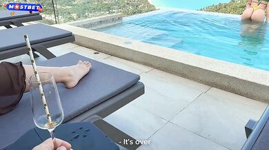 Fucking The Barmaid Behind The Bar On Vacation At The All Inclusive Hotel
