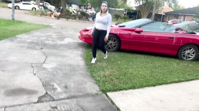 Pregnant outdoor sex