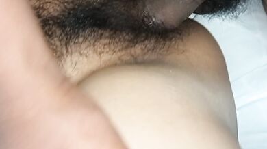 Perverted stepdad cheats on his wife with his big ass stepdaughter who likes his cock