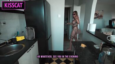 Step son went crazy when saw naked Step mom's photo and Fucked her In Shared Bed