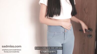 "ONLY TOUCHING OKAY?!" Innocent Chinese Girl's First White Cock – She Thinks She's in Control... Until He Owns Her Completely