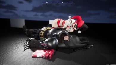 Batman Finnaly Gave his Dick to Harly Queem