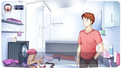 (P13) Milf's Plaza | Christie Called for Help… From Inside the Washer