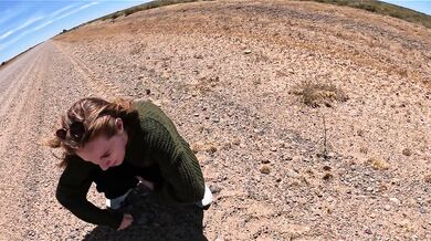 Outdoor Peeing - Roadtrip to Patagonia Argentina.