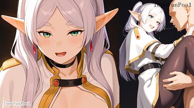 Frieren Hentai animation - Sousou no Frieren big tits blow job animation
