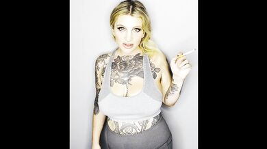 HOT BLONDE MILF IN SPORTS BRA WITH BIG NATURAL TITS SMOKES CIGARETTES AND TELLS YOU HOW TO CUM…DO YOU THINK YOU CAN LAST? POV JOI SMOKING
