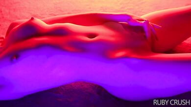 Sexy girl with sixpack abs gets fucked hard with a dildo - Ruby Crush