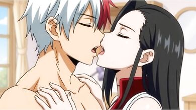 Yaoyorozu x Todoroki anal hentai part 1