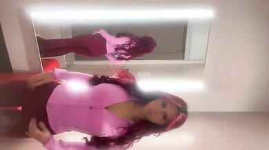 SNEAKING INTO DRESSING ROOM WITH DILDO