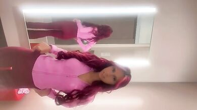SNEAKING INTO DRESSING ROOM WITH DILDO