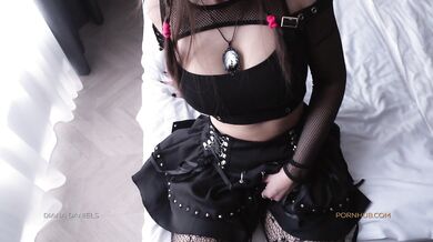 Your Ultimate Goth Girlfriend is Draining your balls for good - Diana Daniels